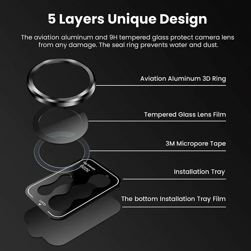 9D Camera Lens Protector For S - Samsung Galaxy S25 评论和价格