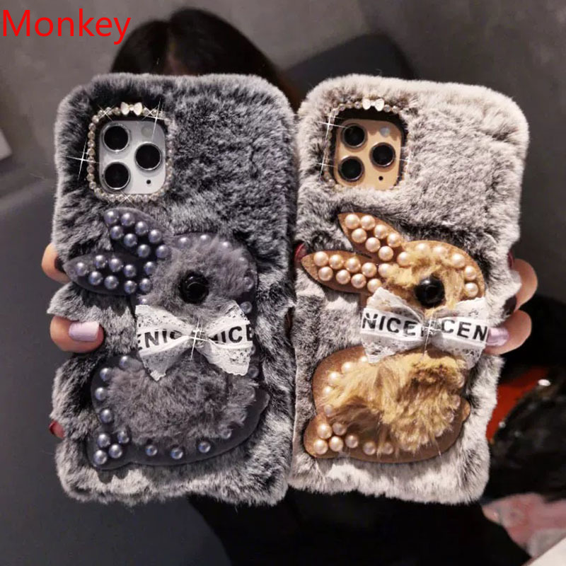 Diamond Pearl Fluffy Fur Rabbi - Vivo V40 评论和价格