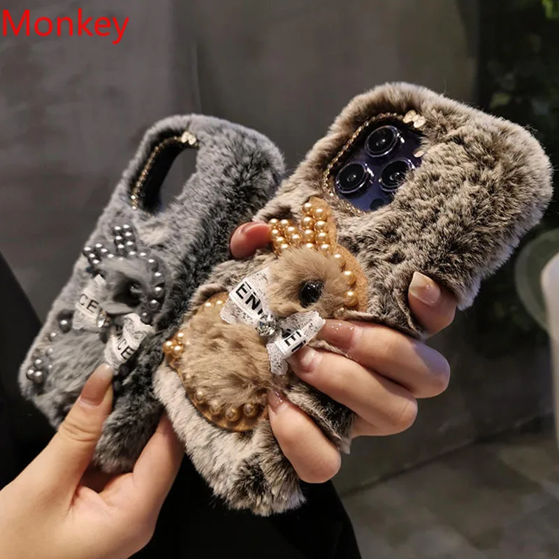 Diamond Pearl Fluffy Fur Rabbi - Vivo V40 评论和价格